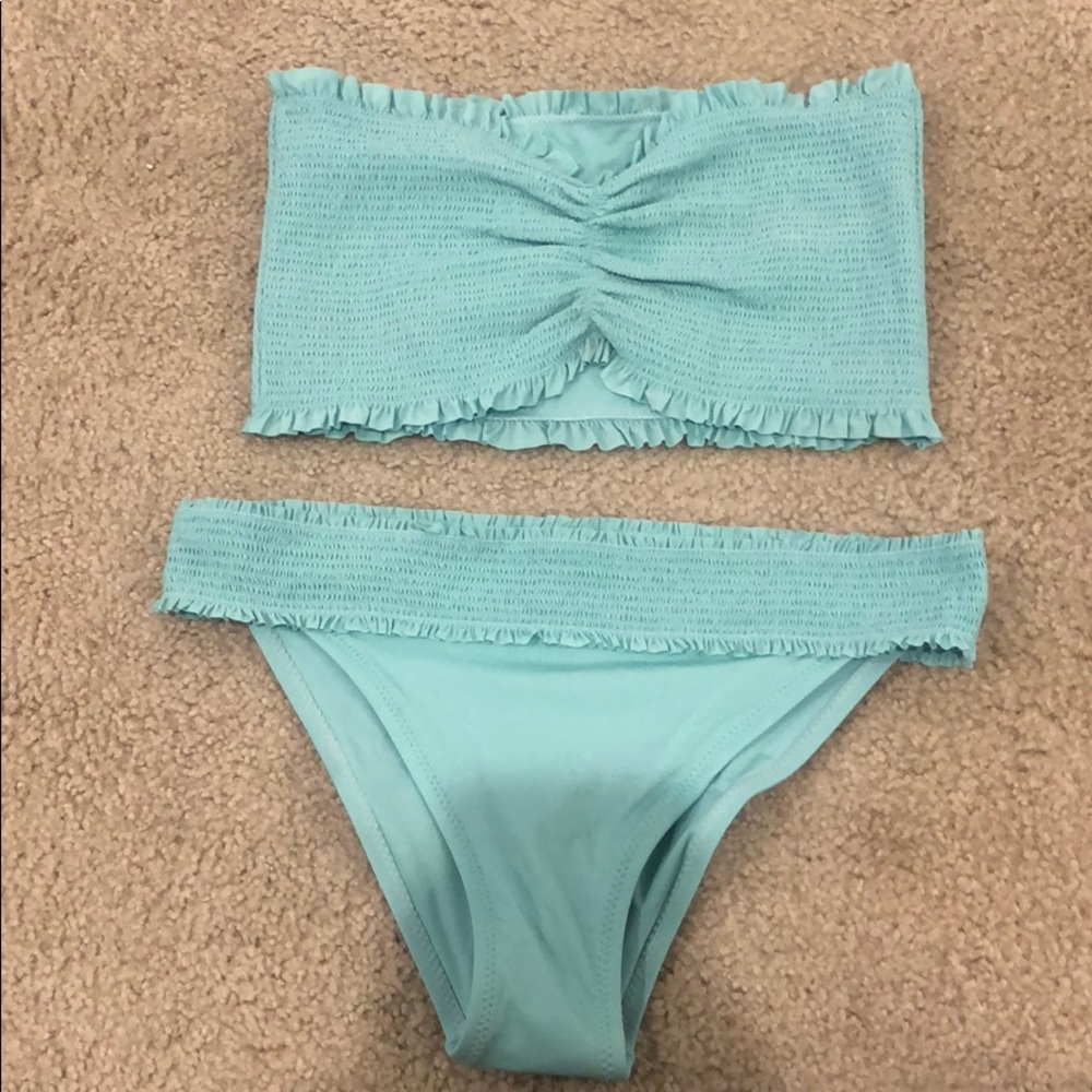New with Tags and Liner, Aqua Blue Swim Suit